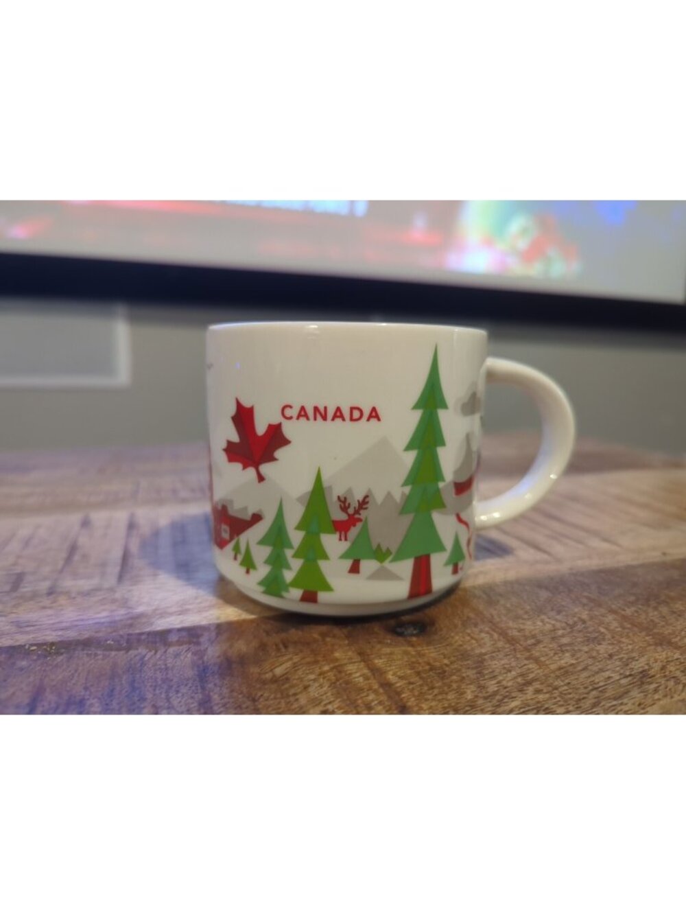Starbucks Canada You Are Here Collection 2nd Edition Ceramic Red 14 oz Mug 2013